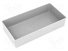 Box; polystyrene; grey; 108x216x45mm; EuroPlus Insert 45 ALLIT AG