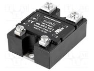 Relay: solid state; Ucntrl: 3÷32VDC; 125A; 24÷530VAC; WG480 COMUS