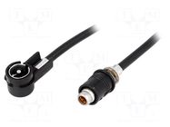 Cable; 1m; Car brand: VW; Car model: VW Polo 2000->; ISO PER.PIC.