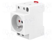 F-type socket (Schuko); for DIN rail mounting; Input: L+N+PE EATON ELECTRIC