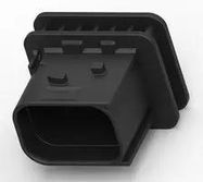PROTECTION CAP, PBT GF, BLACK, AUTO CONN