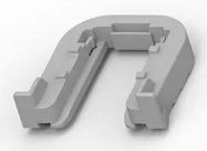 FIXING SLIDE, PBT GF, GREY, 3.5MM