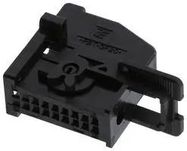 COVER ASSEMBLY, 18POS, PBT GF, BLACK