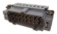HEAVY DUTY INSERT, PLUG, 6POS, SCREW