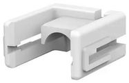 DOUBLE LOCK PLATE, 1POS, PA66, NATURAL