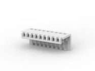 STRAIN RELIEF COVER, 10POS, NYLON, WHITE