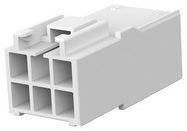 CONNECTOR HOUSING, RCPT, 6POS, 3.96MM