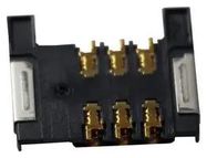 CONN, SIM SOCKET, 6CONTACTS