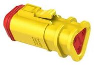 AUTOMOTIVE HOUSING, PLUG, 3POS, YELLOW