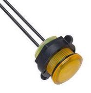 PANEL INDICATOR, 22MM, YELLOW, 120VAC