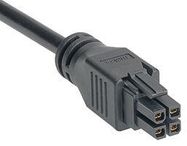 CABLE ASSY, 4POS, RCPT-RCPT, 6.6ft