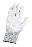 CUT-RESISTANT GLOVE, PE, XXL, GRY/WHT