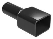 BOOT (BACKSHELL) FOR 8-WAY RECEPTACLE, BLACK