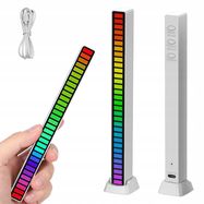 Extralink | RGB USB LED lamp | sound response, battery strip, white, EXTRALINK