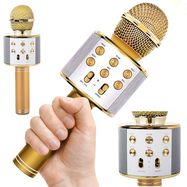 Extralink | Wireless Microphone | with Speaker, Bluetooth, Gold, EXTRALINK