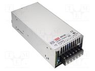 Power supply: switched-mode; for building in,modular; 645W; 43A MEAN WELL