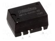 Converter: DC/DC; 1W; Uin: 4.5÷5.5VDC; Uout: 9VDC; Iout: 111mA; SMT AIMTEC