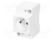 E-type socket; for DIN rail mounting; Input: L+N+PE MURR ELEKTRONIK