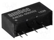 Converter: DC/DC; 3W; Uin: 4.5÷5.5V; Uout: 5VDC; Iout: 600mA; SIP7 AIMTEC