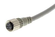 SENSOR CORD, M12 RCPT-FREE END, 4POS, 5M