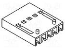 Plug; wire-board; female; C-Grid III; 2.54mm; PIN: 20; w/o contacts MOLEX