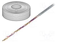 Wire: data transmission; chainflex® CF211.PUR; 4x2x0.5mm2; grey IGUS