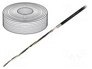 Wire: motor; chainflex® CF35.UL; 4G0.75mm2; black; stranded; Cu IGUS