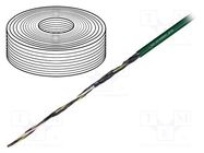 Wire: control cable; chainflex® CF5; 25x0.34mm2; PVC; green; Cu IGUS