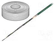 Wire: control cable; chainflex® CF6; 25x0.25mm2; green; stranded IGUS