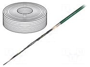 Wire: control cable; chainflex® CF6; 4x0.25mm2; green; stranded IGUS