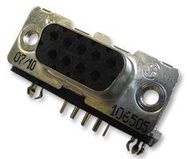 D SUB CONNECTOR, RECEPTACLE, 9POS