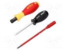Kit: screwdrivers; torque,adjustable; 1kVAC; 138mm; 6mm; 0.8÷5Nm WIHA