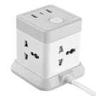 Power strip XO WL20 4x AC sockets, 1x USB-C, 2x USB-A, 2500W (white), XO