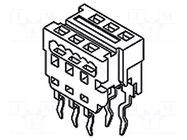 Connector: wire-board; adapter; PIN: 14; 1.27mm; IDC,THT; PicoFlex MOLEX