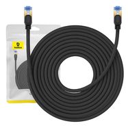 Braided network cable cat.7 Baseus Ethernet RJ45, 10Gbps, 15m (black), Baseus
