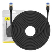 Braided network cable cat.7 Baseus Ethernet RJ45, 10Gbps, 20m (black), Baseus