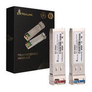Extralink SFP+ 10G | SFP+ WDM Module | 10Gbps 1270/1330nm, single mode, 2km, para, EXTRALINK