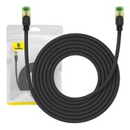 Braided network cable cat.8 Baseus Ethernet RJ45, 40Gbps, 5m (black), Baseus