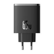 Wall charger Baseus OS-Cube Pro 2xUSB-C + USB, 65W (black), Baseus