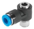 PUSH-IN L-FITTING, 6MM, R1/4, 14.3MM