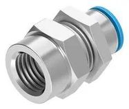 PUSH-IN BULKHEAD FITTING, 8MM, G1/8