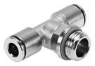 PUSH-IN T-FITTING, 10MM, G3/8, 20BAR