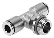PUSH-IN T-FITTING, 6MM, M5, 20BAR
