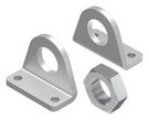 FOOT MOUNTING, 25MM, GALVANIZED STEEL