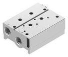 COMPACT MANIFOLD BLOCK, 2 OUTLET, G3/8