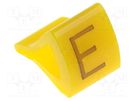 Markers; Marking: E; 1.7÷3.5mm; H: 7mm; A: 6mm; -30÷100°C; leaded KURANT
