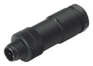 SENSOR CONNECTOR, M12, FEMALE, 5 POS