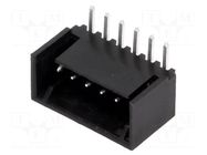Connector: wire-board; socket; male; PIN: 6; MTA-100; angled 90° TE Connectivity