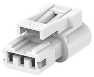 CONNECTOR HOUSING, PLUG, 3POS, 1ROW