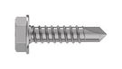 HEX WASHER HEAD SCREW, SS A2, 4.8X38MM